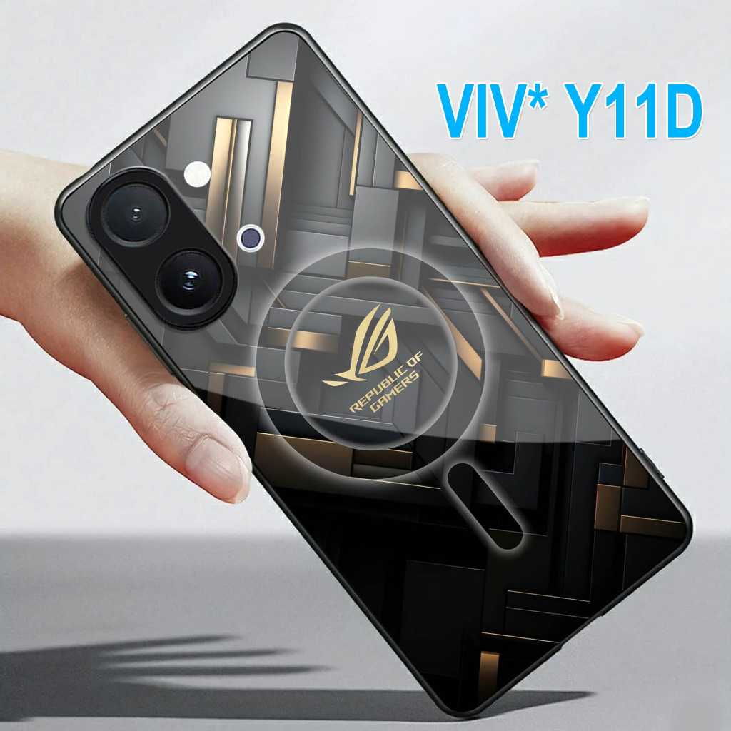 SoftCase Glass Kaca VIVO Y11D-VIVO Y11D - เคส HP VIVO Y11D-VIVO Y11D - N123