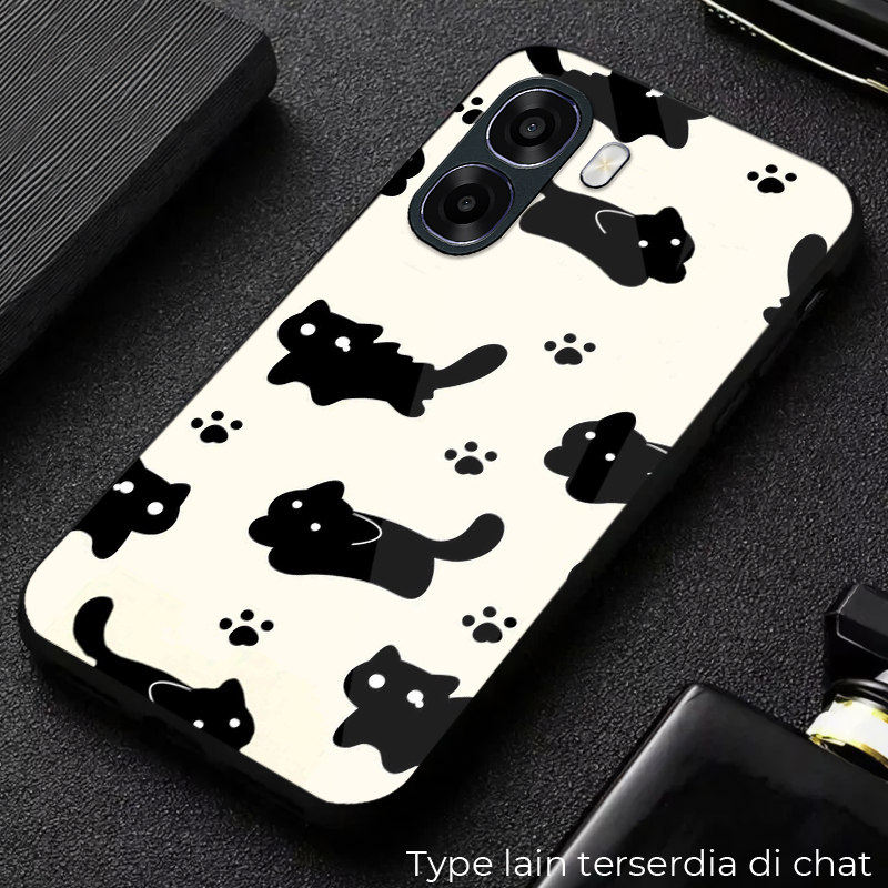 เคสโทรศัพท์ Oppo A6T ล่าสุดของ HP พร้อมลายน่ารัก วัสดุซิลิโคน พร้อมการป้องกันกล้อง Anti-Shatter อุปก