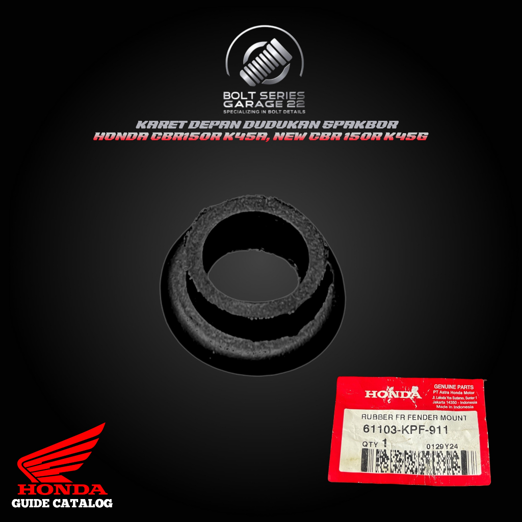ยางเมาท์บังโคลนหน้า – CBR150R K45A, CBR 150R K45G ใหม่