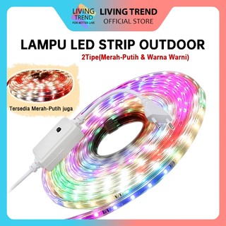 Lampu Strip Selang LED 2835 /220V Outdoor RGB/LED Strip Warna-Warni
