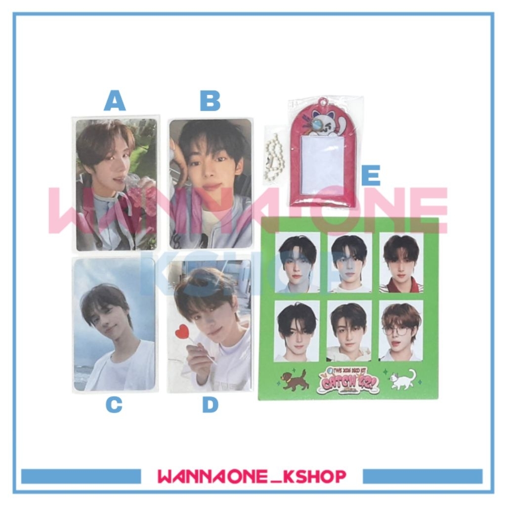 Photocard อย่างเป็นทางการ tws deco kit shinyu dohoon youngjae hanjin jihoon kyungmin