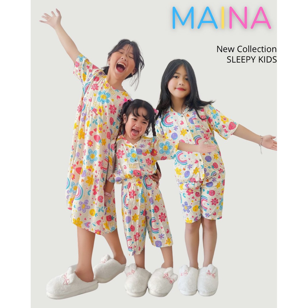 { SLEEFY KIDS } MAINA SERIES (CHILDRENS PAJAMAS & CHILDRENS DRESS)