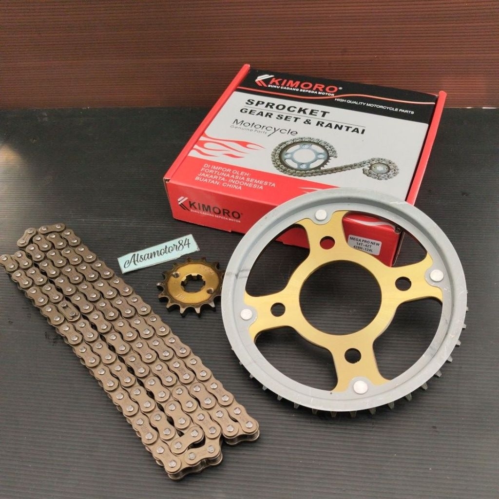 ชุดเกียร์แพคเกจ 14T-42T VERZA 150 CB 150R CBR 150R OLD NEW MEGA PRO SONIC TIGER OLD GEAR SET GEAR TI