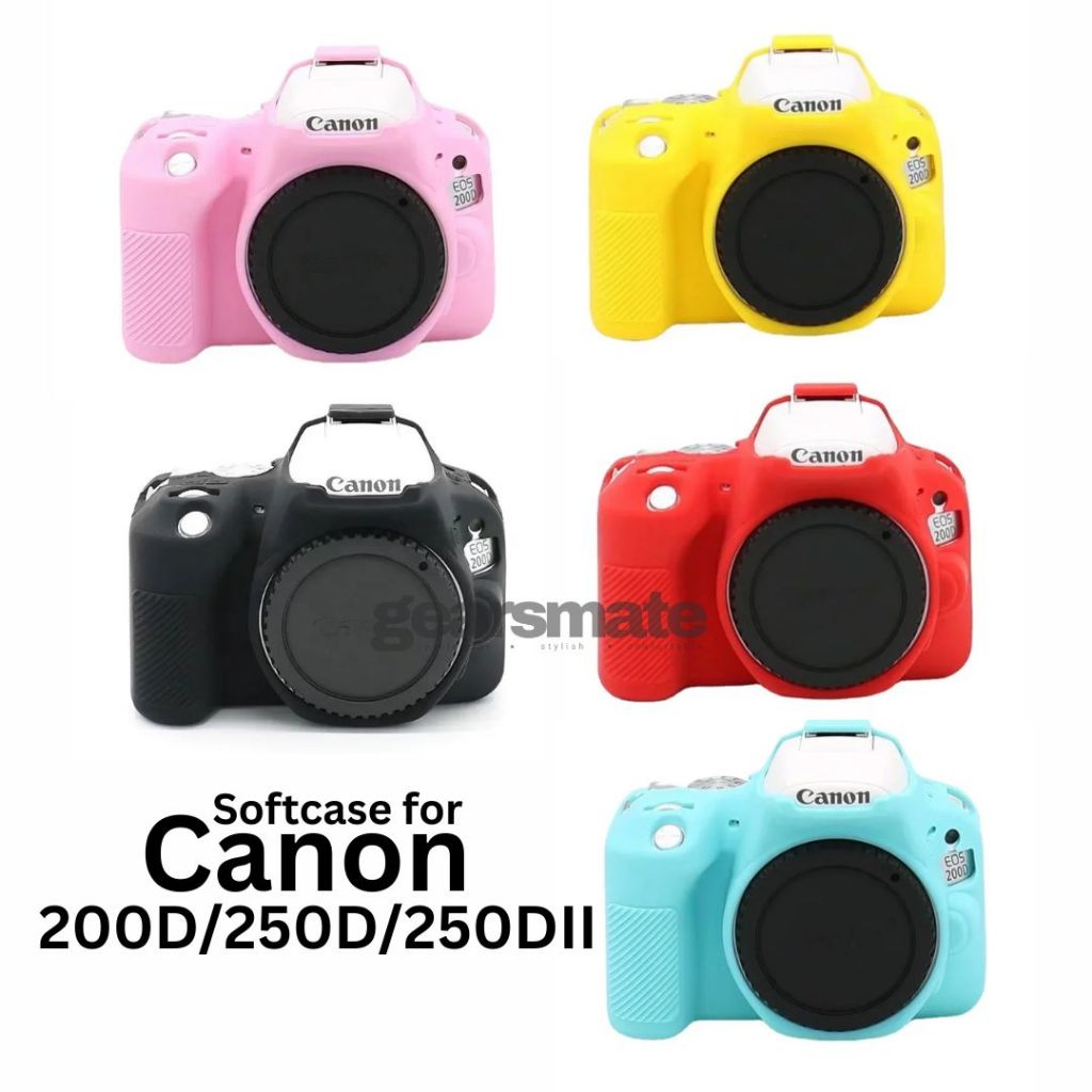 Softcase Canon EOS 200D 250D 250DII Cover Body Protector