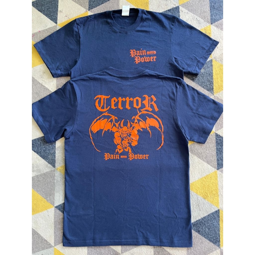 เสื้อยืด TERROR BAND TAG STITCH SUPPLY HEAVY COTTON