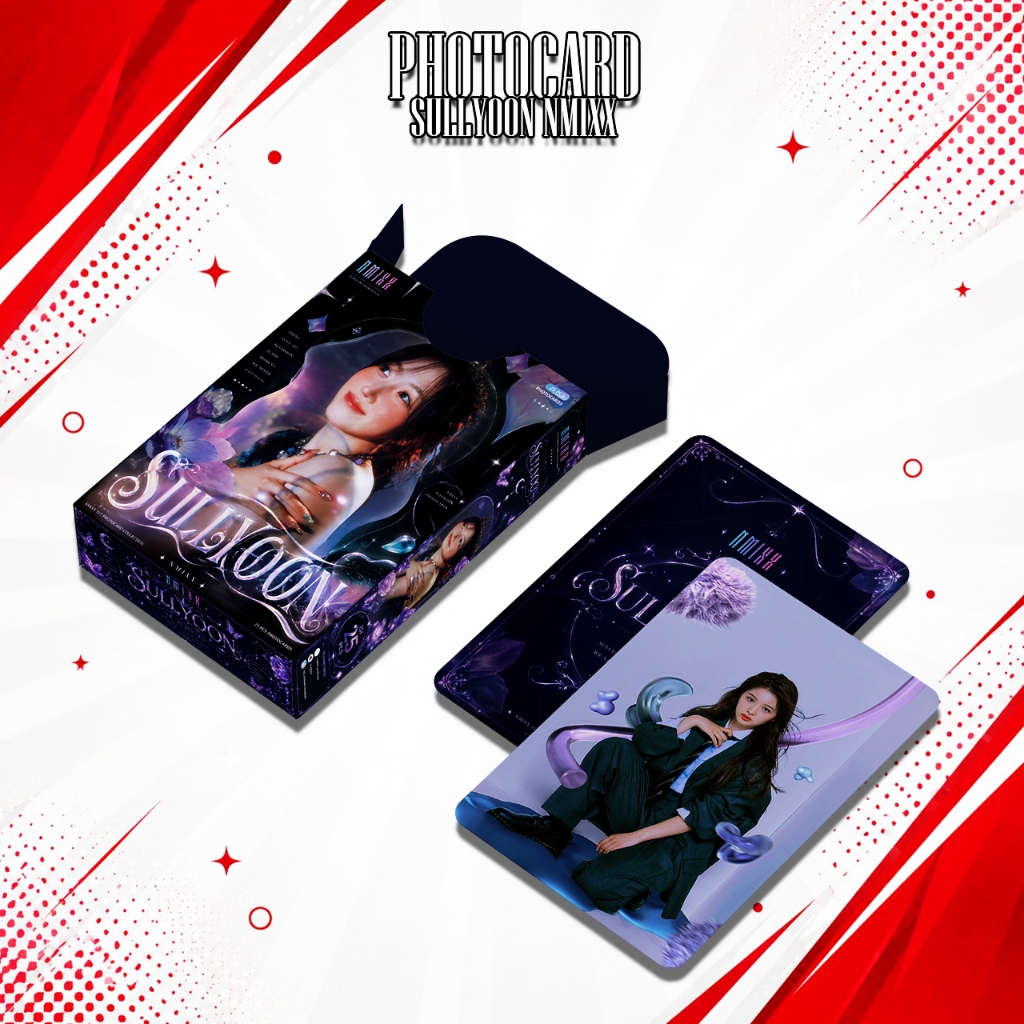 ชุดโฟโต้การ์ด SULLYOON KPOP MEMBER NMIXX 310 GSM PREMIUM