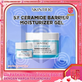 SKINTIFIC - 5X Ceramide Barrier Moisturizer Gel 30g & 6g || Cream Pemutih Wajah Calming Whitening Brightening Dark Spot