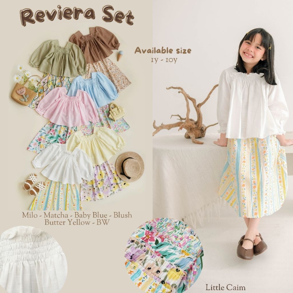 REVITA SET - ชุดสูทเด็กผู้หญิง Little caim -