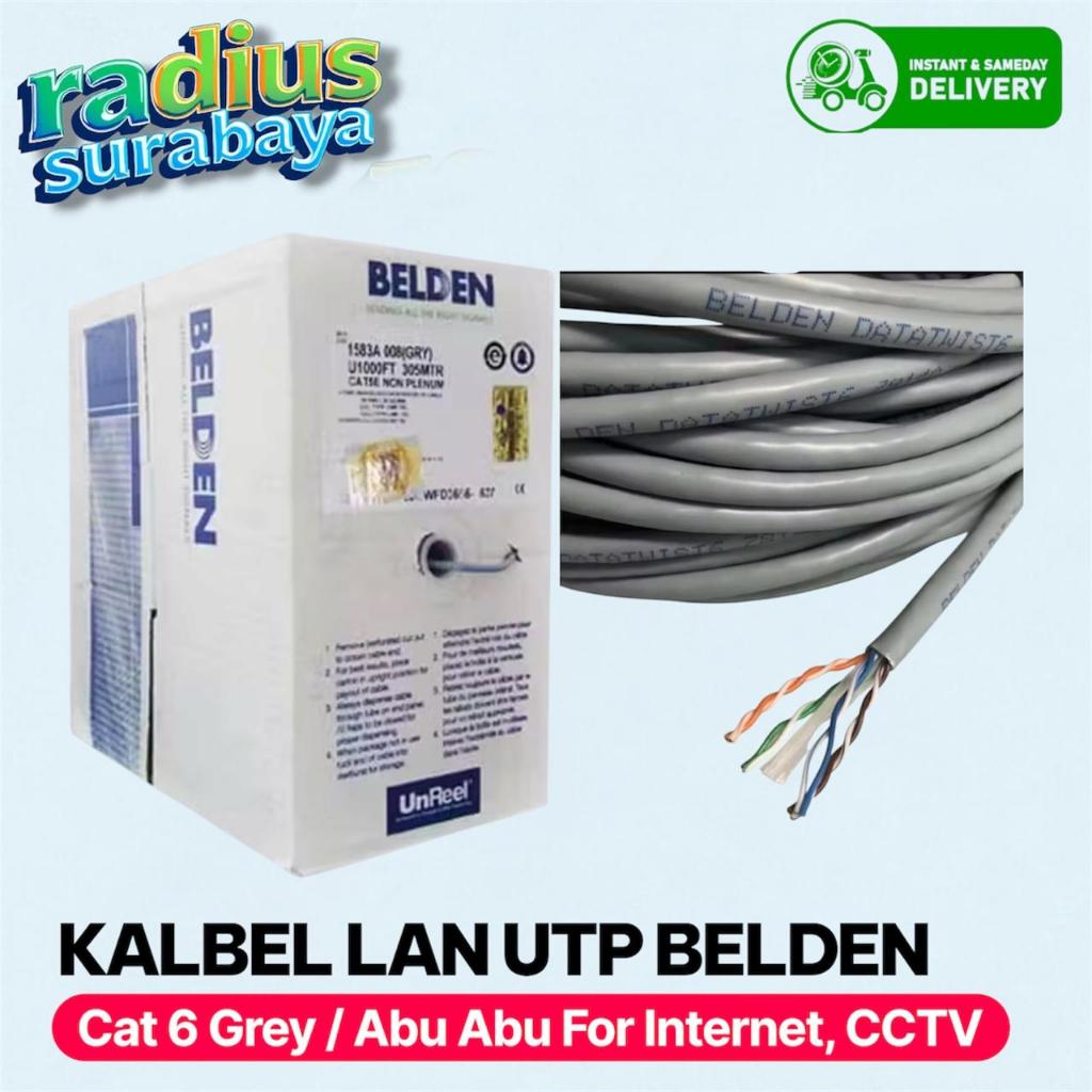 Belden Cat6 Original UTP Cable Cat 6 / Cat 6e CAT6 / CAT6E 7814A Cat 5 Cat 5E 1583A ขายปลีกเมตร