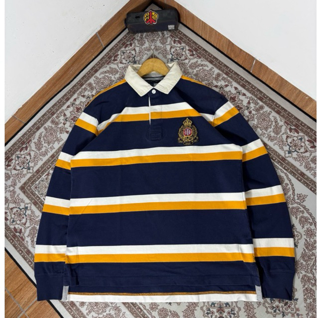 รักบี้แขนยาว T0h Stripe Second