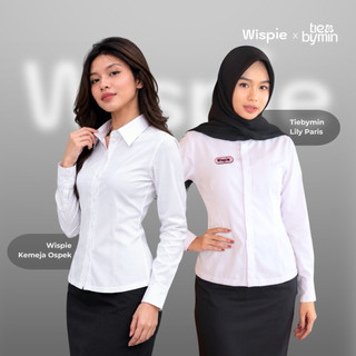 Wispie Kemeja Ospek | Formal Wanita Tanpa Karet Putih Bersih Sidang Interview Kerja