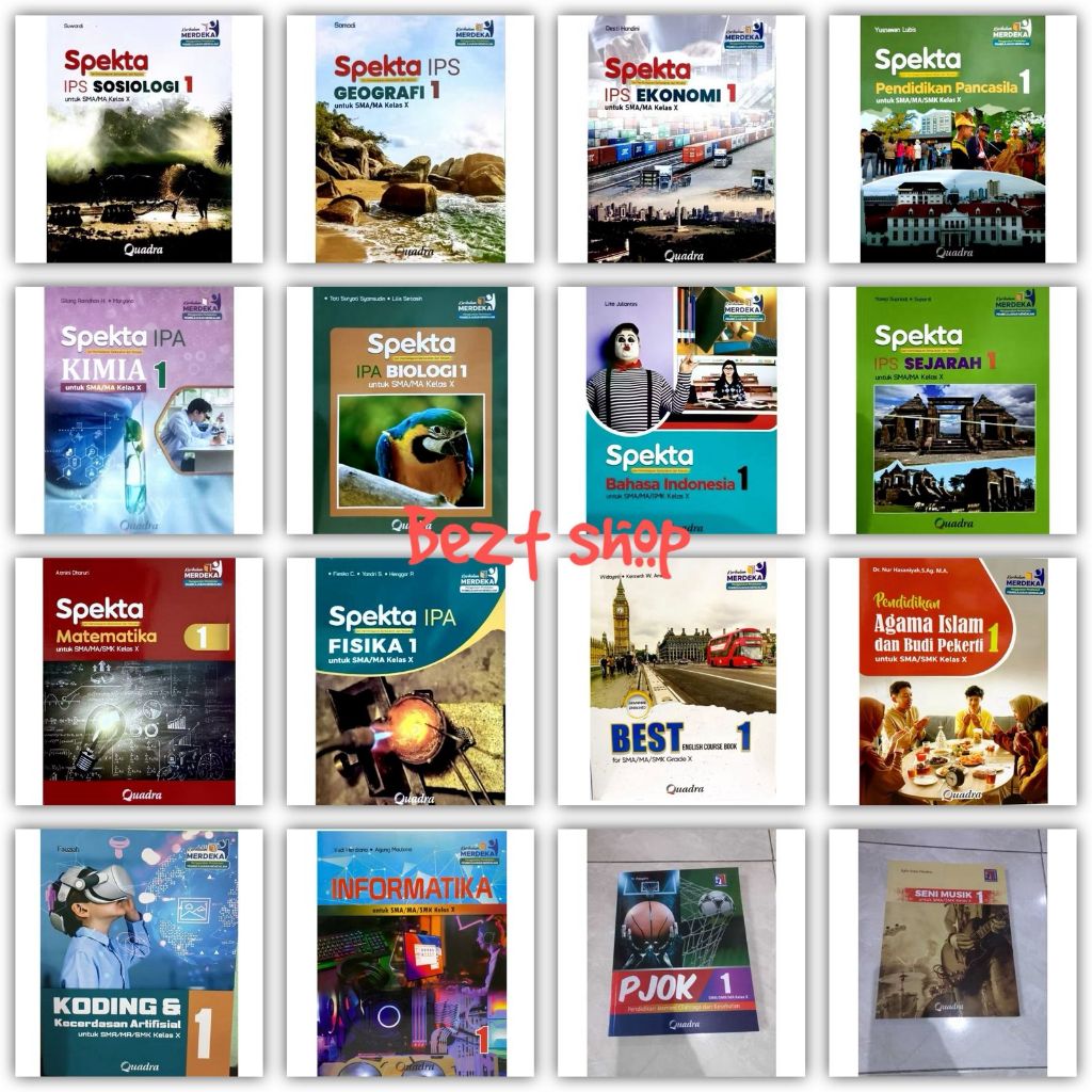 QUADRA - SPECTA BOOK Class X-10 SMA/MA หลักสูตรอิสระ - Quadra