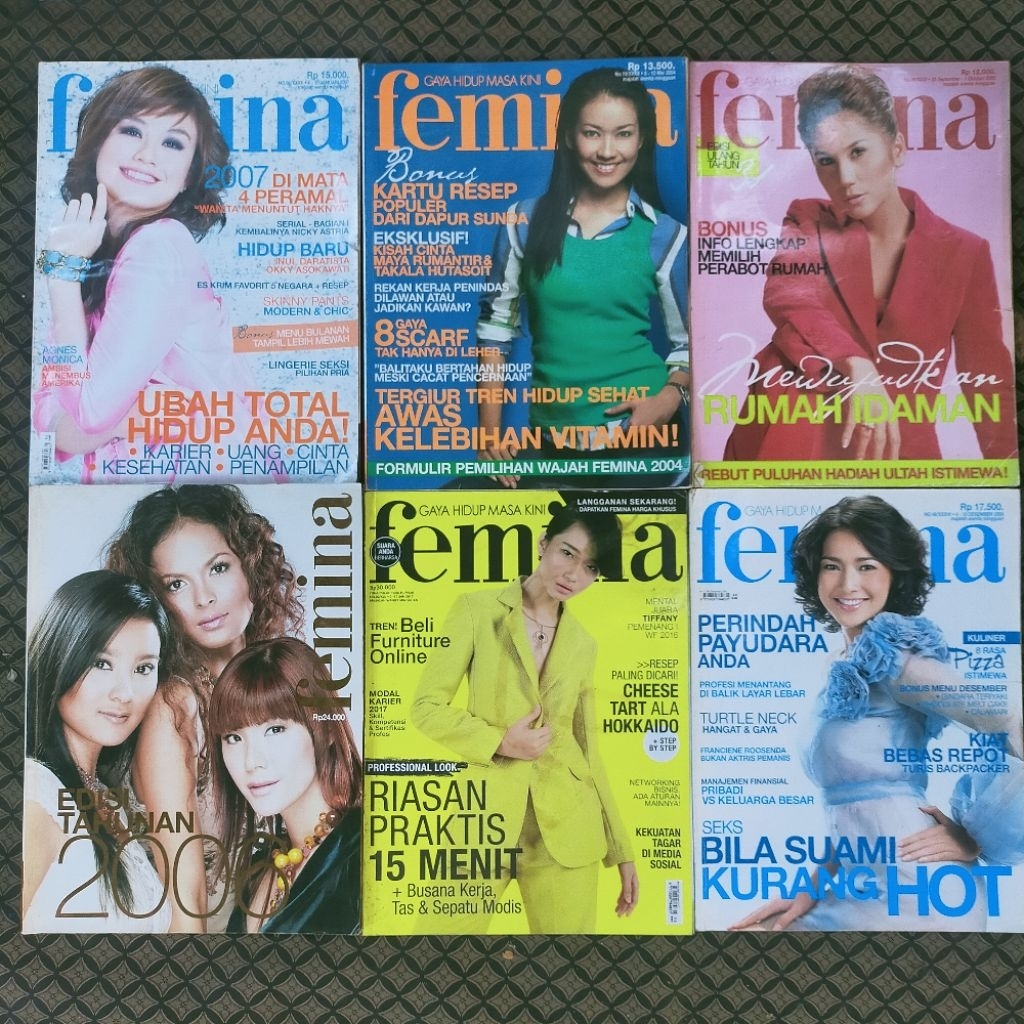 แฟชั่น MAGAZINE / FEMINA MAGAZINE ดั้งเดิม
