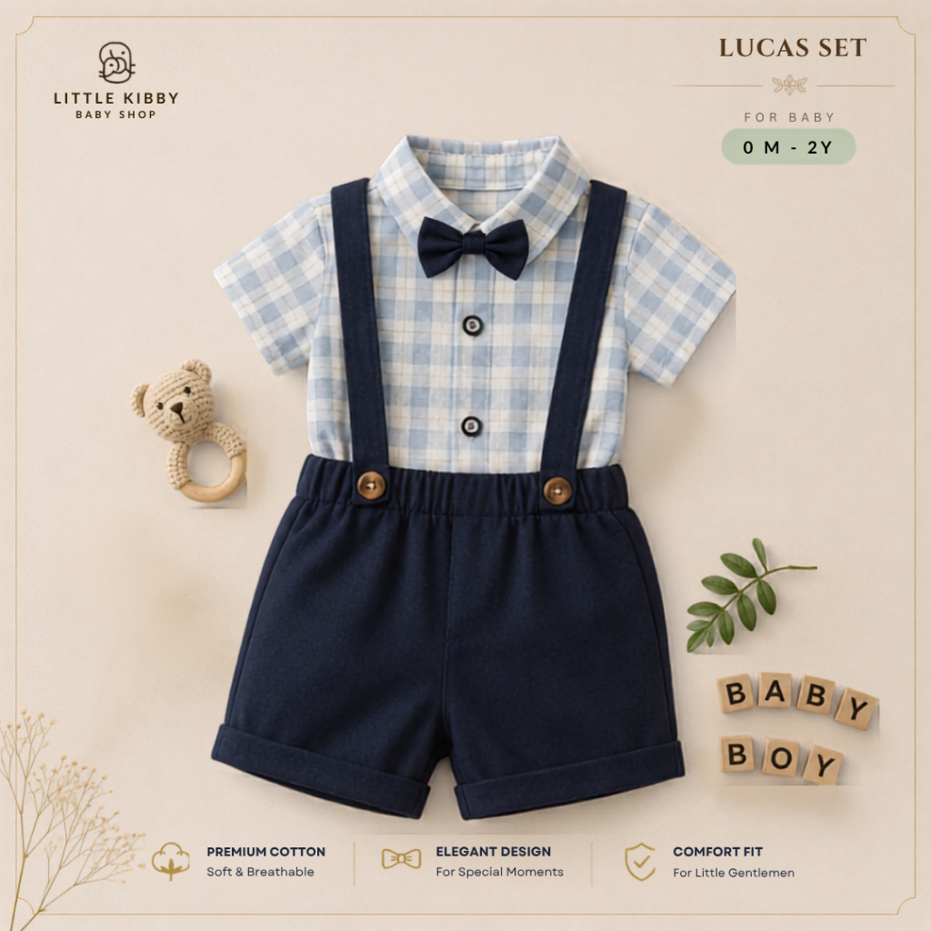 KATUN LITTLE KIBBY - ชุด LUCAS | | COOL KOREAN BABY JUMPER | COOL KOREAN KIDS JUMPER | เสื้อผ้าเด็กผ