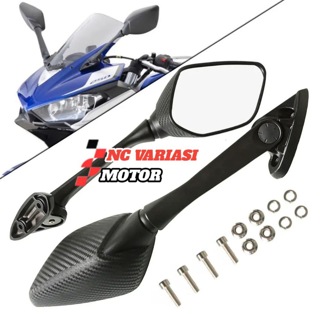 กระจกมองหลัง r25 กระจกมองหลังใหม่ r25 r3 r15 v3 กระจกมองหลัง n ew r15 mx king