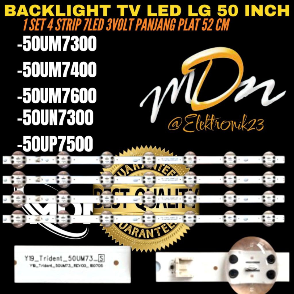 LG 50 INCH TV BACKLIGHT 50UM7300- 50UM7400- 50UM7600- 50UN7300- 50UP7500 LG 50 INCH TV BACKLIGHT