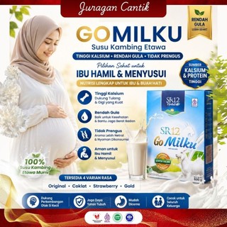 GOMILKU SR12 SUSU KAMBING ETAWA TINGGI KALSIUM RENDAH GULA TIDAK PRENGUS UNTUK IBU HAMIL & MENYUSUI