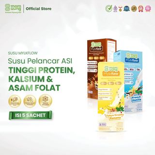 [SPECIAL LIVE] Mom Uung Susu Mylkflow 5 Sachet - Susu Pelancar ASI Halal BPOM