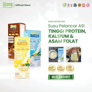 Mom Uung Susu Mylkflow 5 Sachet - Susu Pelancar ASI Halal BPOM