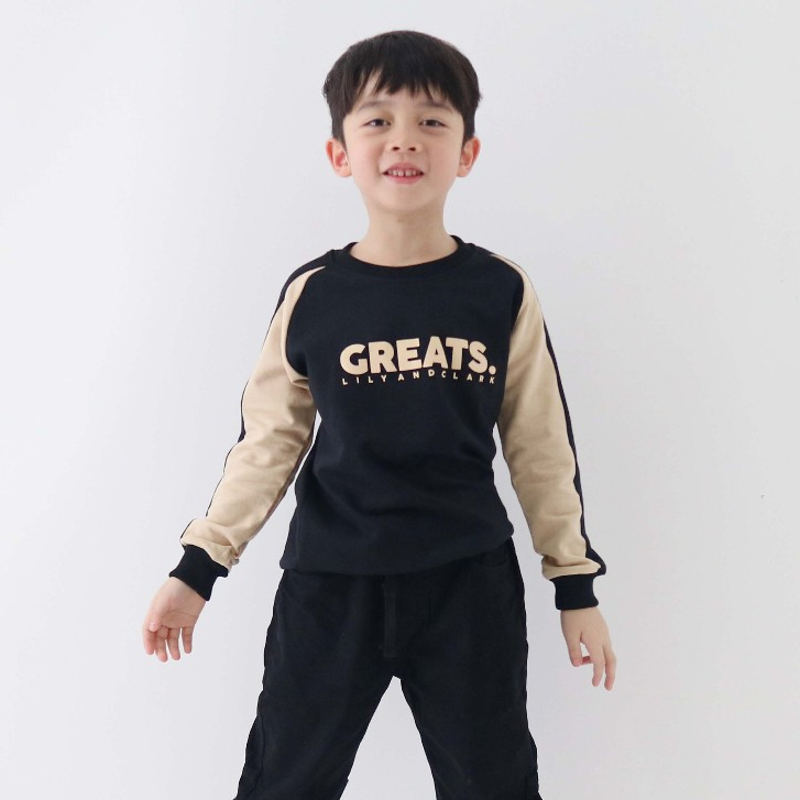LILY AND CLARK Cool Kids Sweater สีดํา รวม ST32-BLACK