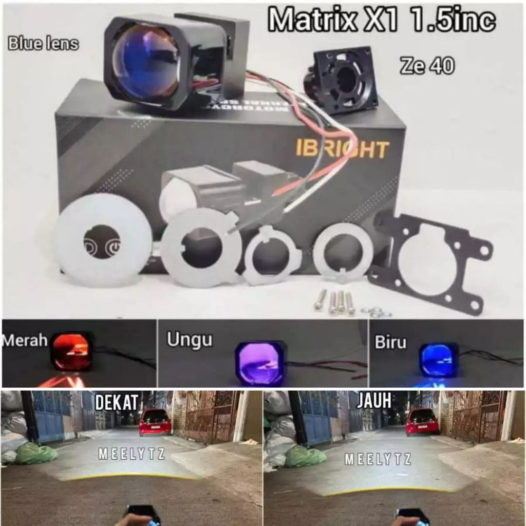 โปรเจคเตอร์ Bild Matrix X1 Plus Devil IBRIGHT 1.5inc ZE 40 ZE 41 ใกล้ใกล้ใกล้ พัดลมระบายความร้อนแบบตัดแบน