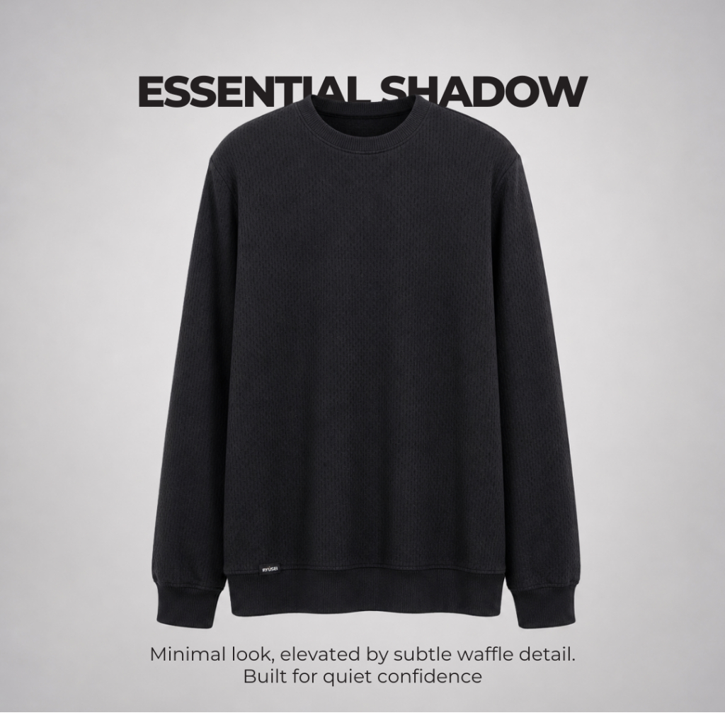 Ryusei Mens Sweater Nao Black