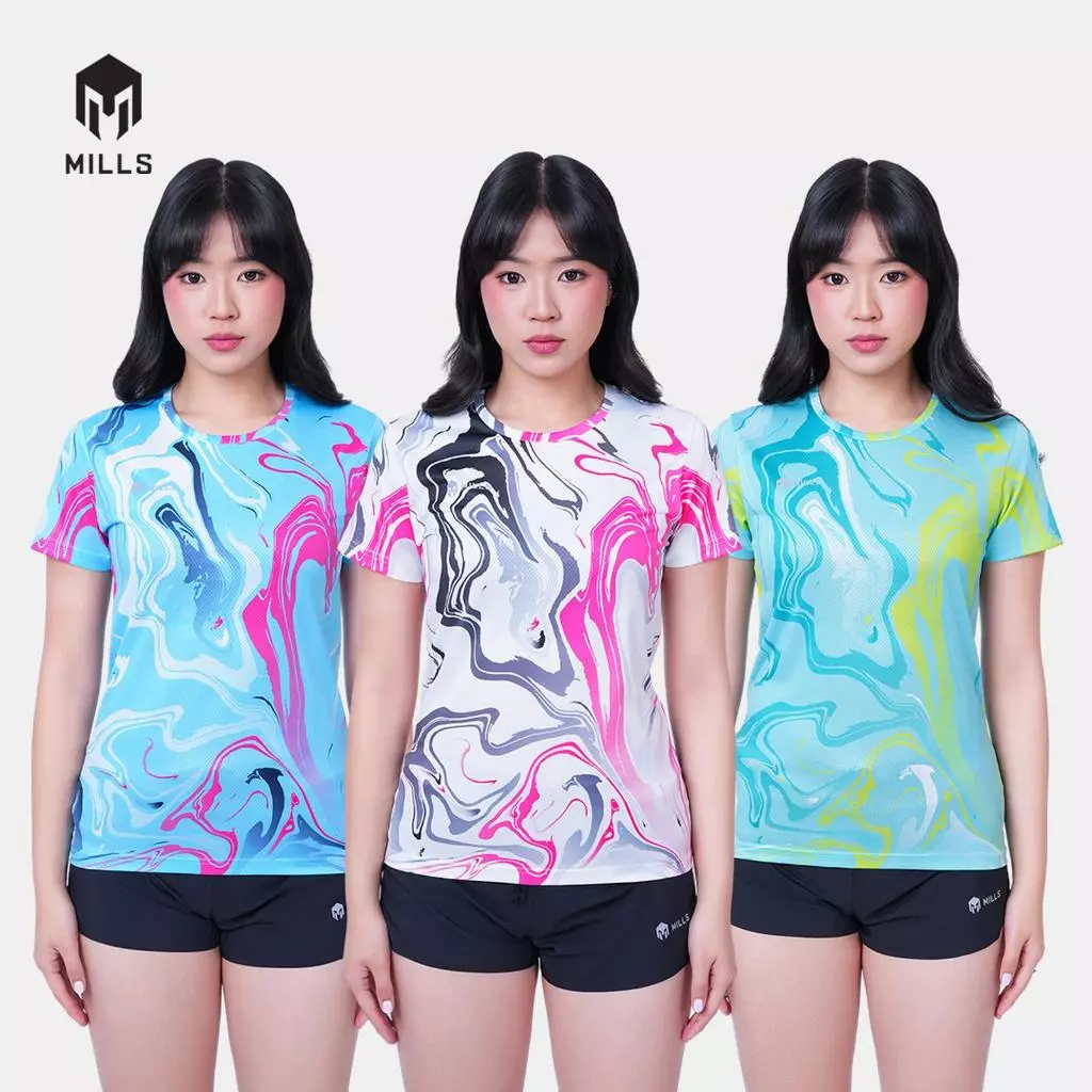 MILLS ENERMAX NERGETIC M3 Running เสื้อยืดผู้หญิง 100637