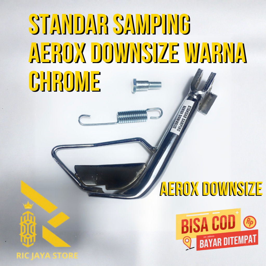 ขาตั้งข้าง Aerox Downsize สีโครเมียม