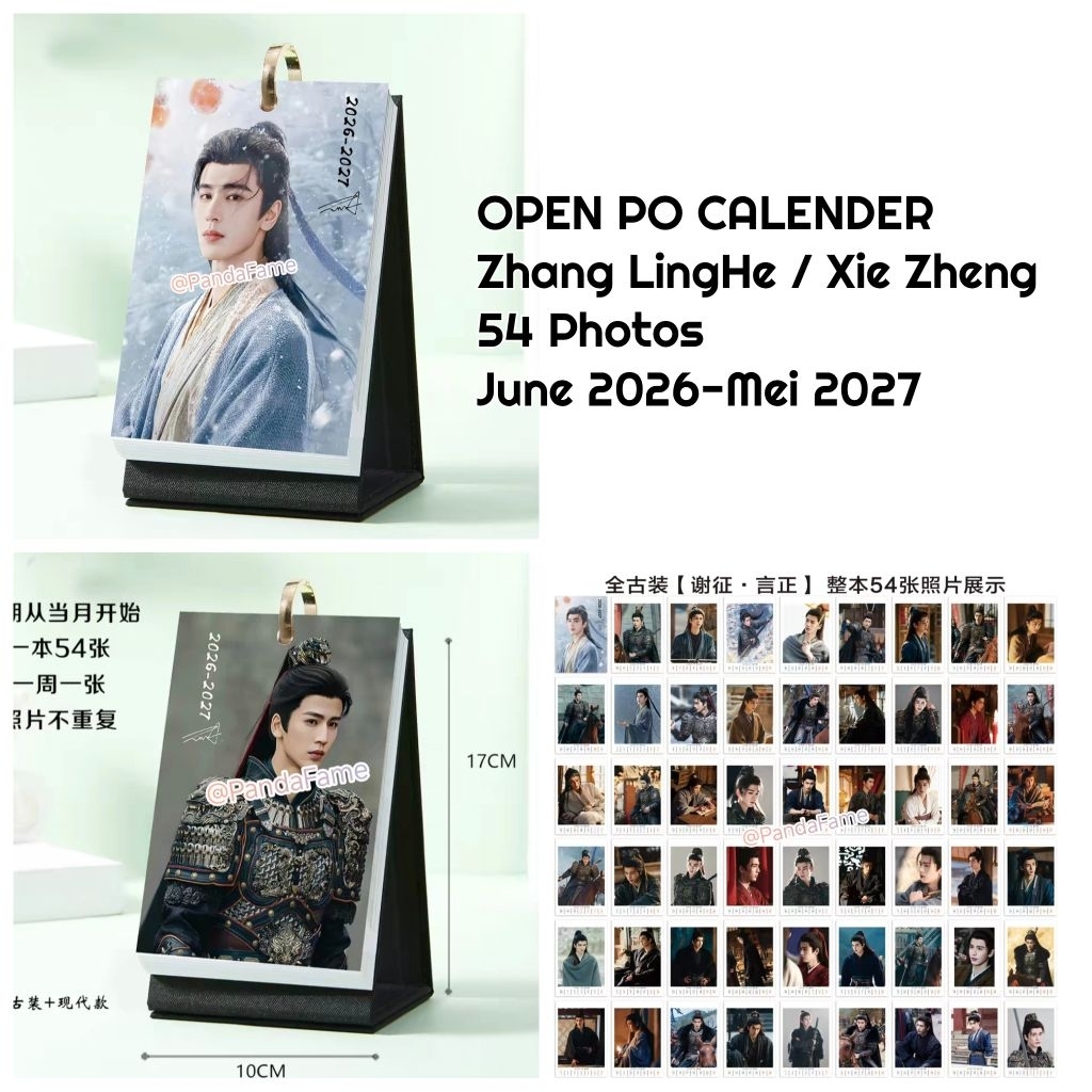 PREORDER - CALENDER ZHANG LINGHE / XIE ZHENG (Juni 2026 - พ.ค. 2027)