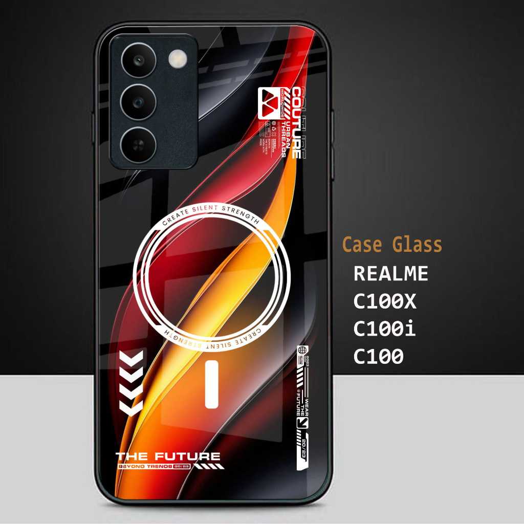 SoftCase Glass Glossy REALME C100 C100X C100I Casing Hp REALME C100 C100X C100I - N220