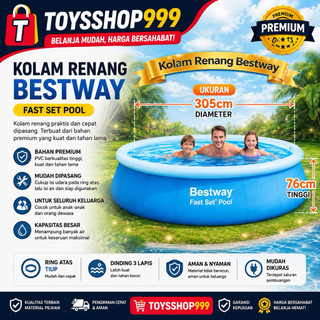 Kolam Renang Anak Fast Set Pool BESTWAY 305 #57266