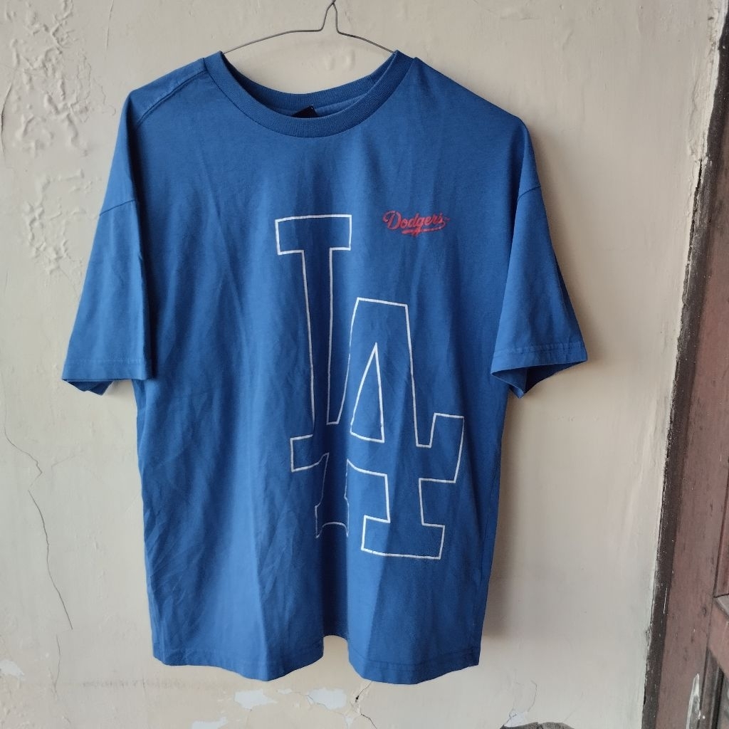 เสื้อยืดโลโก้ Mlb Dodgers LA ดั้งเดิม