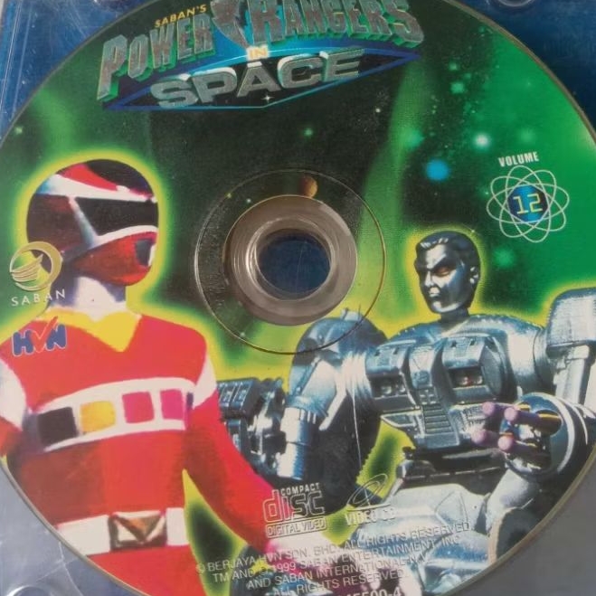 VCD ORIGINAL SABAN POWER RANGERS - SPACE VOL 12 ไม่มีฝาครอบ