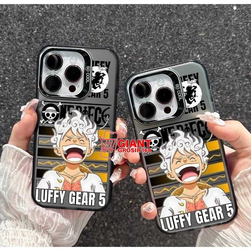 IMD Color Plate Hologram Case The North Face / Softcase One Piece Luffy Gear 5 สําหรับ Poco C81 Pro