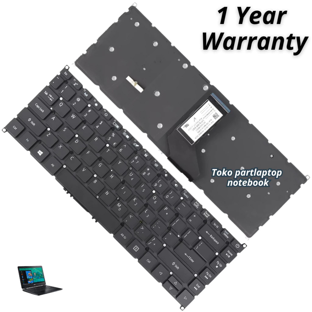 คีย์บอร์ด Acer Aspire A314/A314-21/A314-31/A314-32/A314-33/A314-41 thumbnail 8