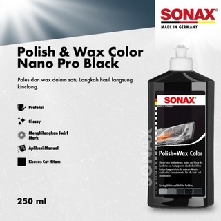 Sonax Polish & Wax Color nano Pro Black 250 ml