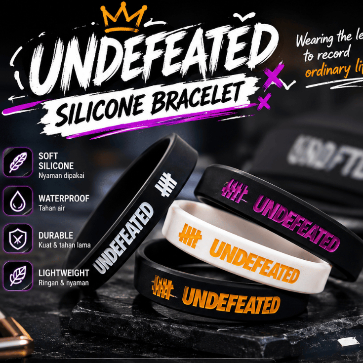 ผู้ชาย BRACELET - ORIGINAL UNDEFEATED SPORT RUBBER BRACELET