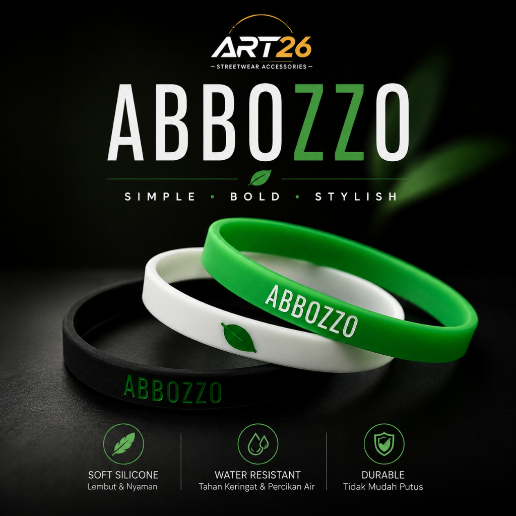 ผู้ชาย BRACELET - ORIGINAL ABBOZZO SPORT RUBBER BRACELET 3 สี