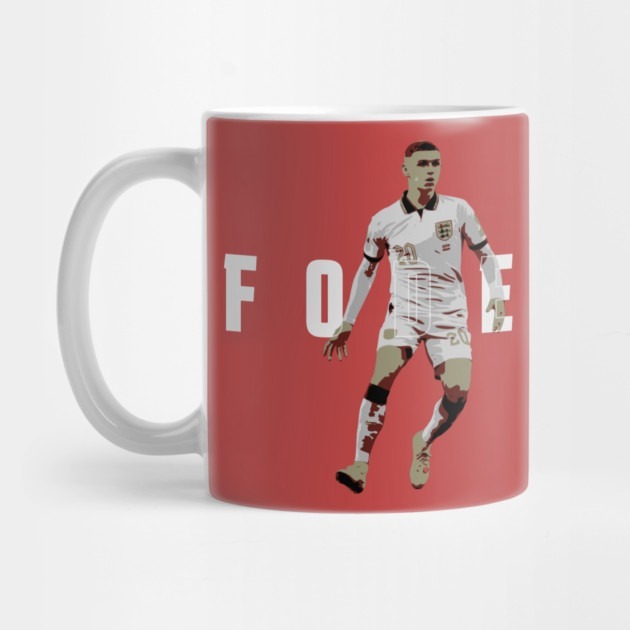 ผู้เล่นฟุตบอล Foden England - แก้วน้ําชา Foden