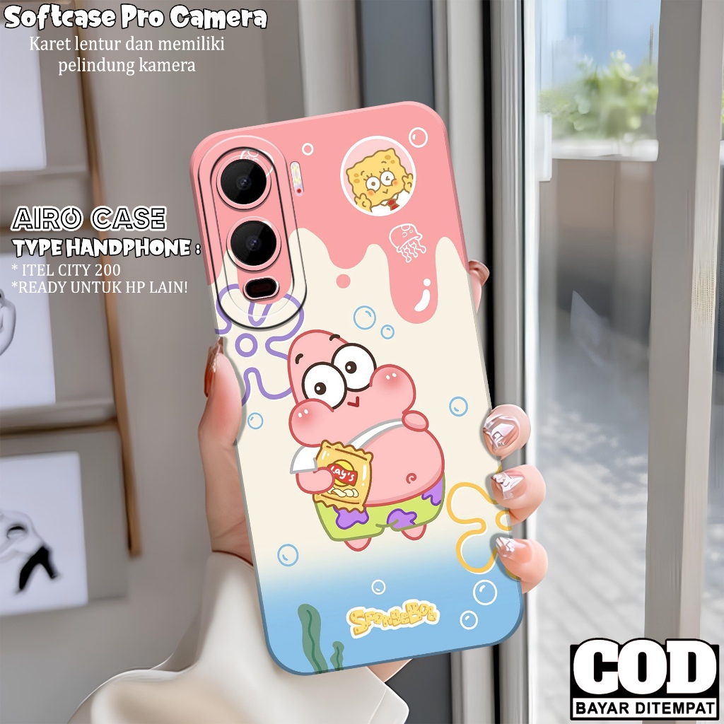 เคส HP ล่าสุด ITEL CITY 200 - เคส ITEL CITY 200 - เคสแฟชั่นการ์ตูน - เคส ITEL CITY 200 - Pro Camera 