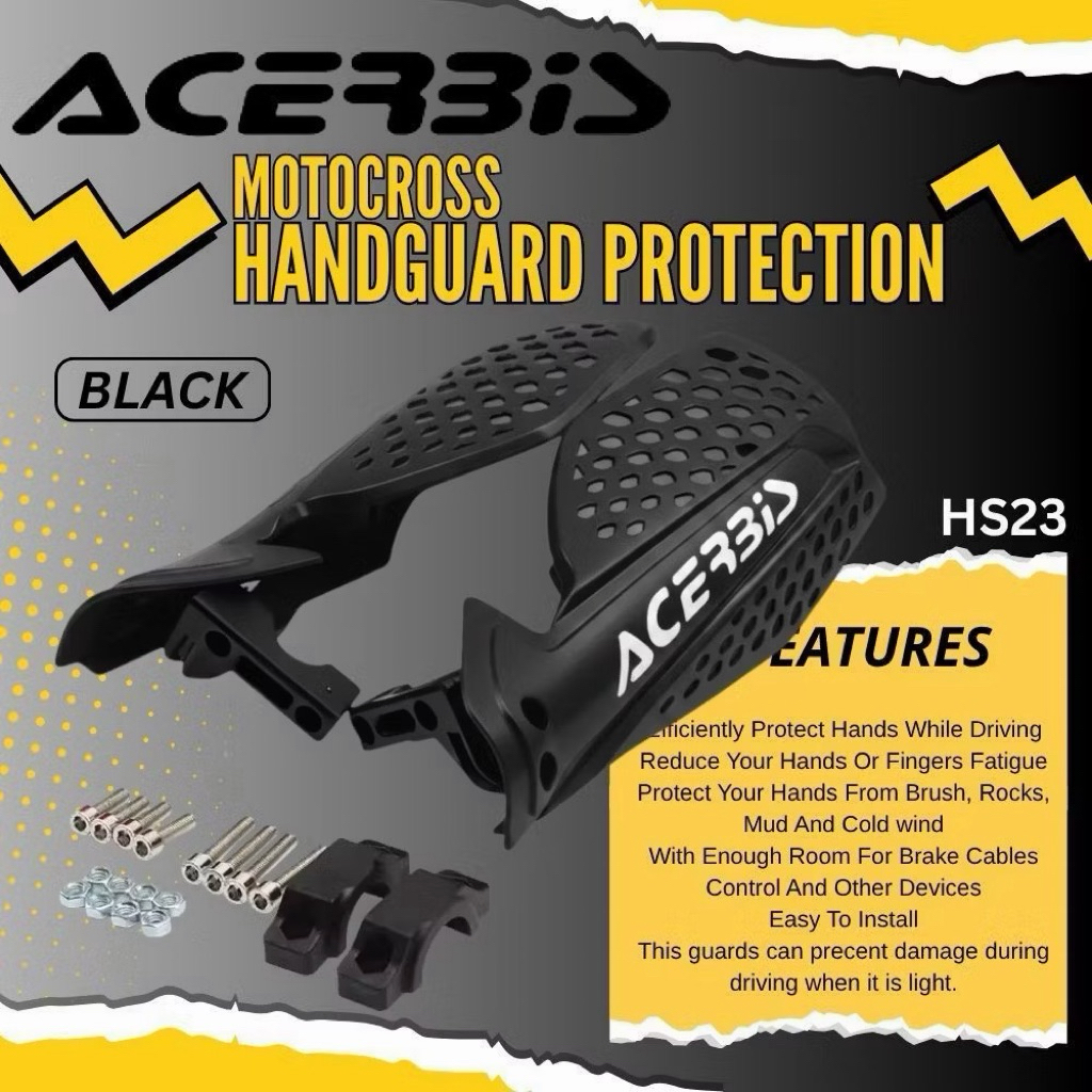 Handguard acerbis crf 150 wr 155 klx dracker ฯลฯ การ์ดแฮนด์เอเคอร์บิส แฮนด์ gat klx crf 150 ฯลฯ