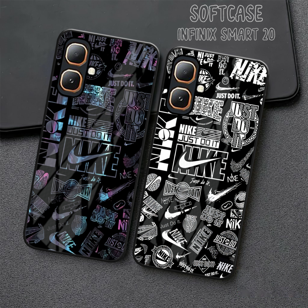กระจกกลิตเตอร์ Infinxi Smart 20 {KS456} เคสกระจก Infinix Smart 10 | อินฟินิกซ์ สมาร์ท 10 พลัส | สมาร