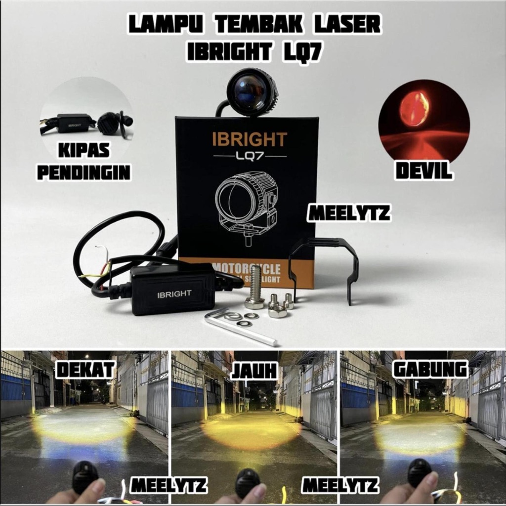 IBRIGHT LQ7 - ไฟยิงเลเซอร์