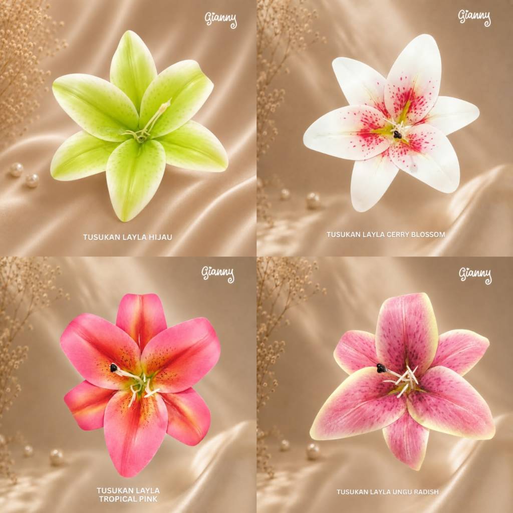Layla Flower Pick / อุปกรณ์ดอกไม้ Layla / ตกแต่งซาลาเปา