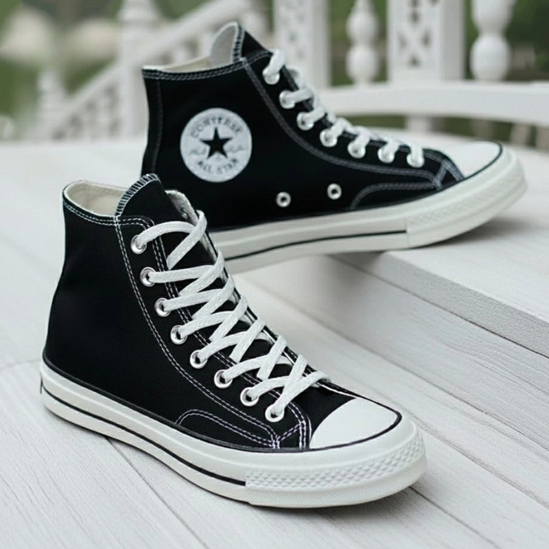รองเท้า CONVERSE 70S HIGH BLACKWHITE คุณภาพระดับพรีเมียม