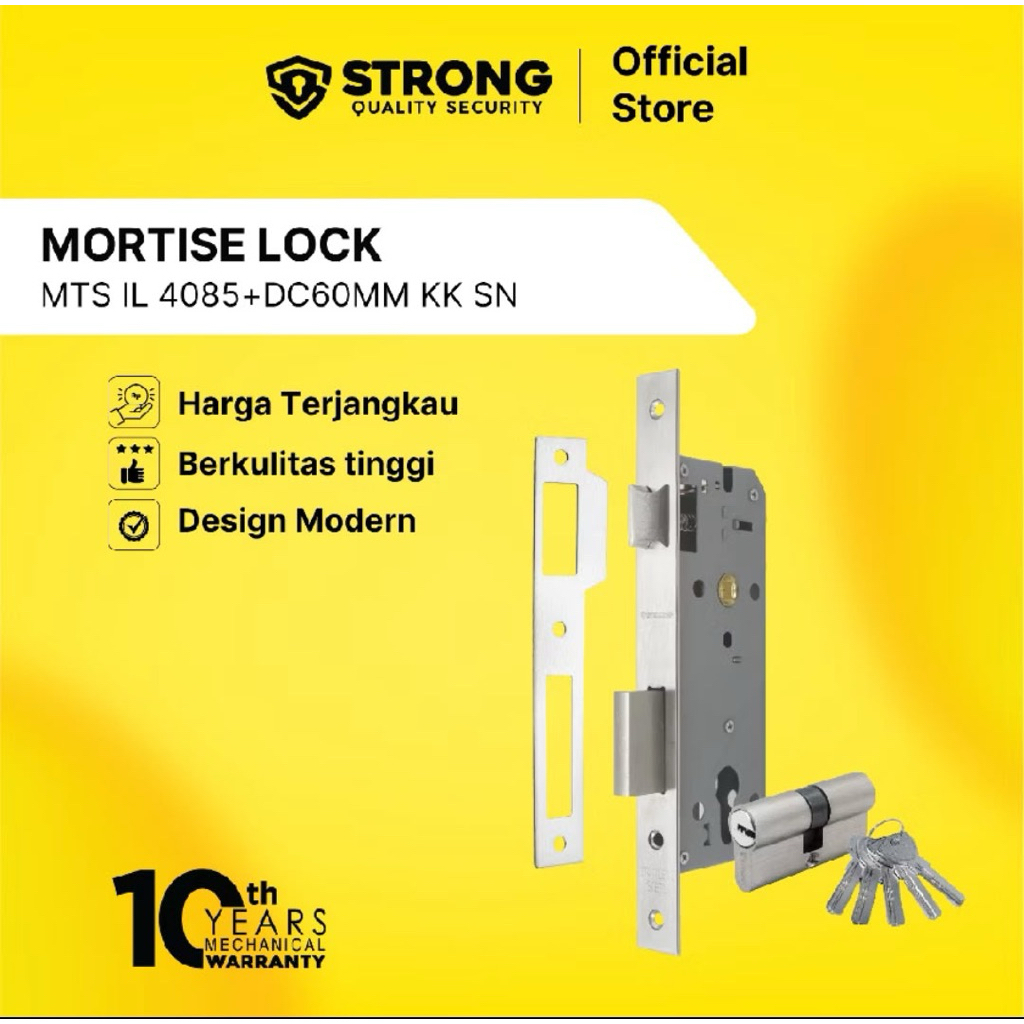 MORTISE LOCK CASE MTS IL 4085+DC60mm KK SN