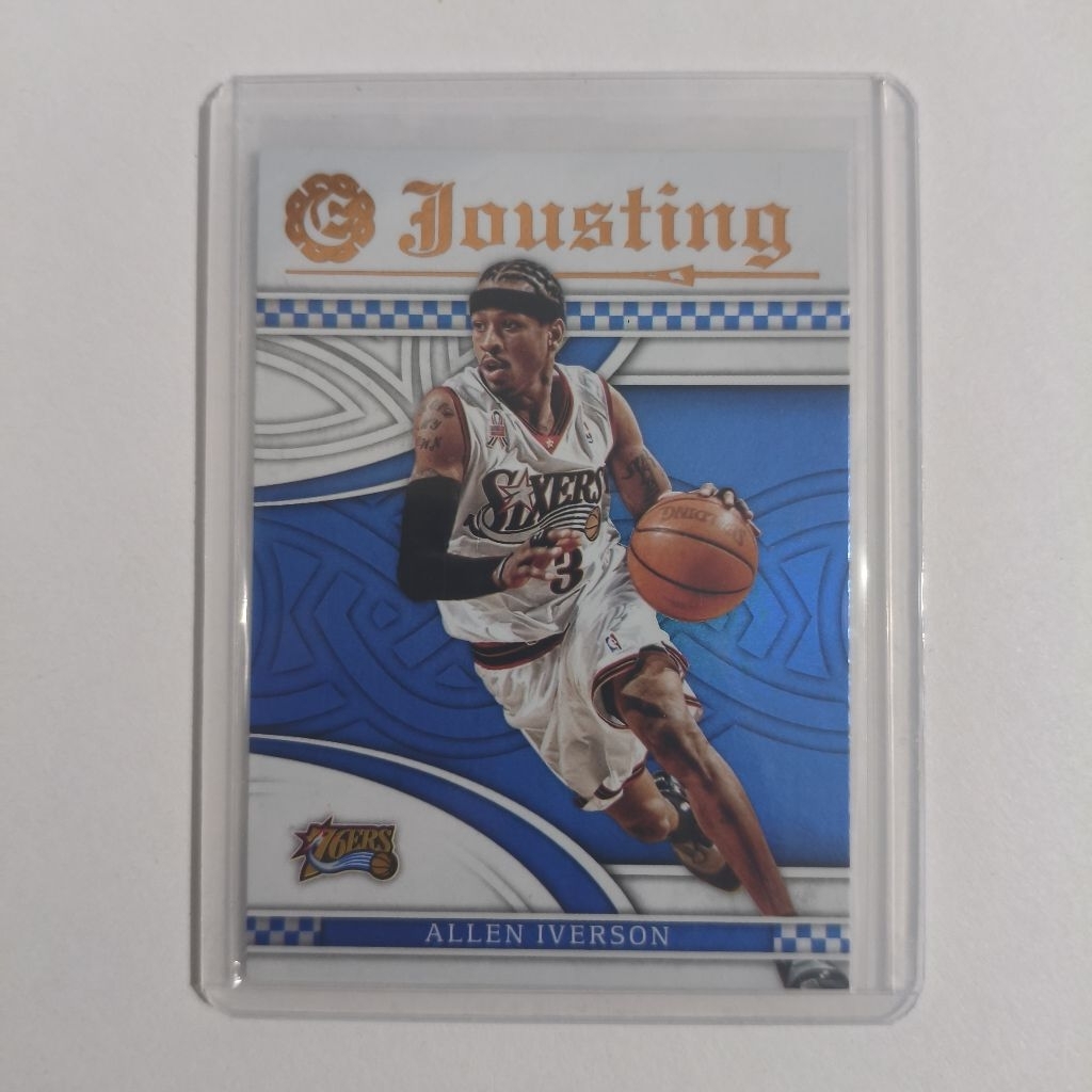 Panini Allen Iverson 76ers การ์ดบาสเก็ตบอล Jousting