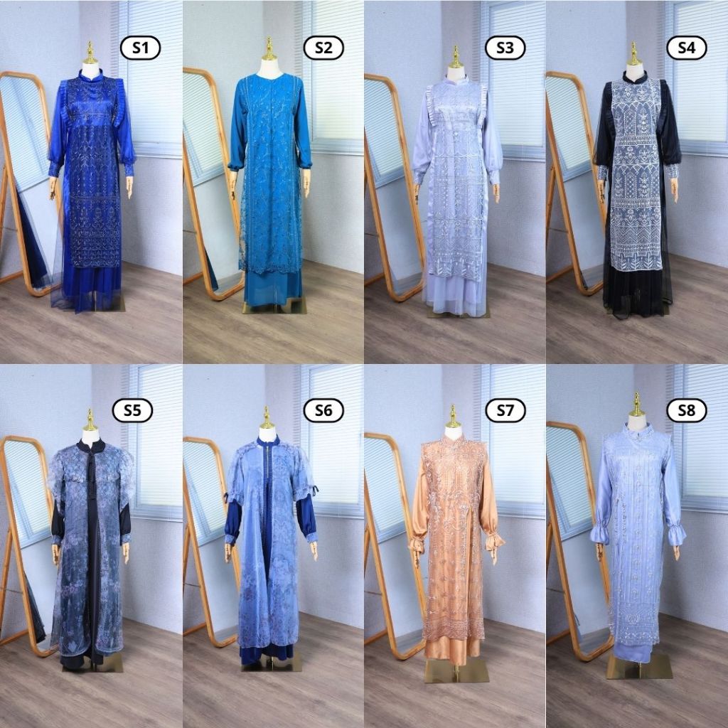 PRLVD BROCADE DRESS สําหรับผู้หญิงผู้ใหญ่ [S1-S50] สําหรับ EID PARTY INVITAIONS