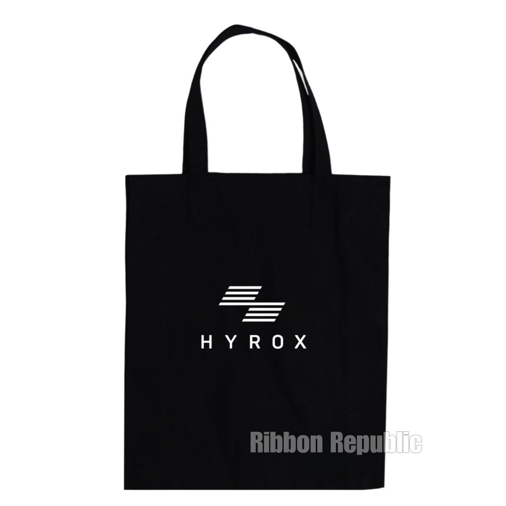 HYROX แรงบันดาลใจ Premium Totebag Unisex Man Woman Gym Tote Bag กระเป๋ากีฬากีฬาฟิตเนสยิมวิ่งออกกําลั