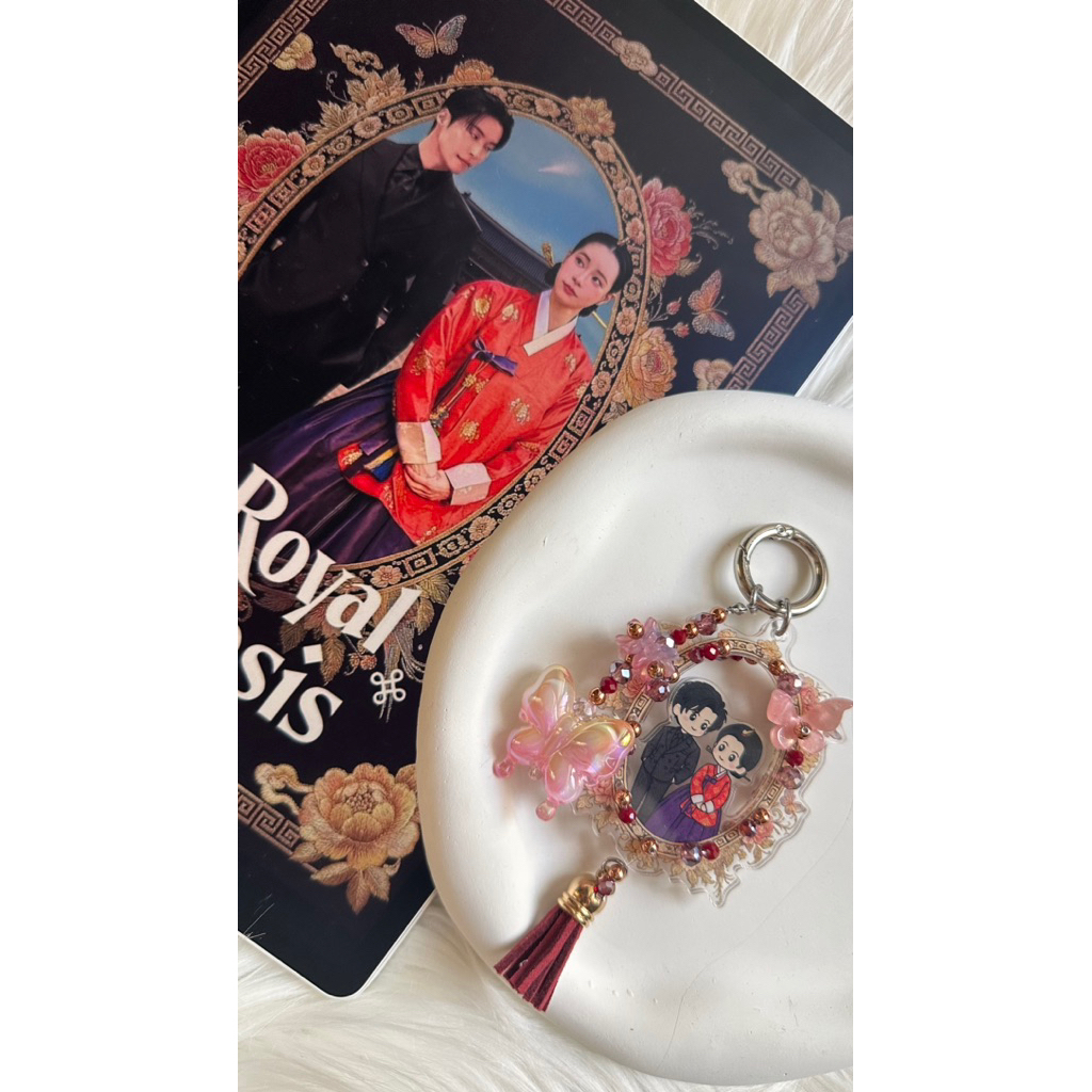 GANTUNGAN KDrama My Royal Nemesis Fan Merchanting พวงกุญแจห้อยกระเป๋าพวงกุญแจอะคริลิค